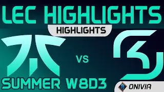 FNC vs SK Highlights W8D3 LEC Summer 2020 Fnatic vs SK Gaming by Onivia