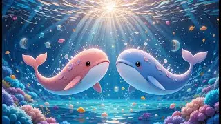 Whales Go Dancing Under the Moon | Magical Ocean Rhyme for | Nursery Rhymes & Songs for Children
