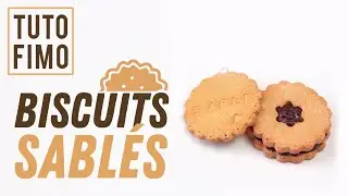 Polymer Clay Tutorial - Shortbread Cookies/Biscuits Sablés