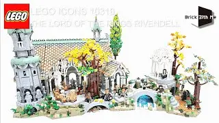LEGO ICONS 10316 THE LORD OF THE RiNGS RIVENDELL speedbuild BrickwithMe