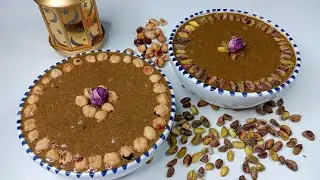 La bsissa tunisienne 🇹🇳 au pistache et noisette pour ramadan .