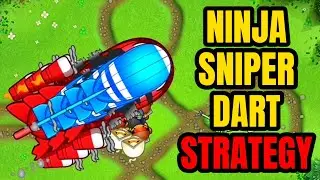 NINJA, SNIPER and DART Strategy in Bloons Monkey City... 🐵