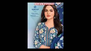 Latest Deeptex Miss India Vol 90 Cotton Printed Dress Material