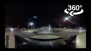 【HOMiDO 360度VR/5.2K】浜松市渚園出口～渚橋～弁天島までの道程（夜）