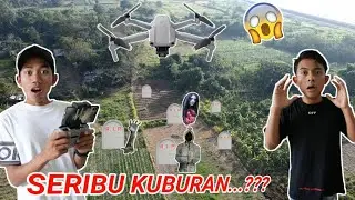 MENGERIKAN! BERBURU SERIBU KUBURAN SERAM DARI DRONE? | Mikael Family