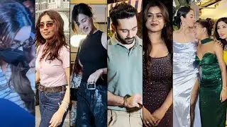 Bhumi Pednekkar, Janhvi Kapoor, Disha Patani, Abhishek Bajaj, Dimpal Singh Spotted In City