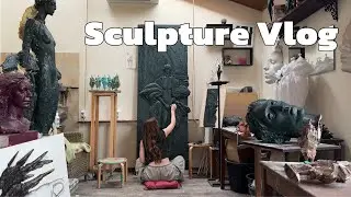 Sculpture Vlog: Bronze, Patina, Sculpting