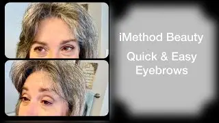 Instant Eyebrows In Seconds! Tutorial iMethod Beauty Eyebrow Stamp & Stencil Kit