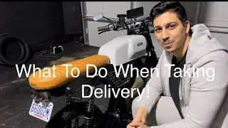 Huck Cycles Stinger (Rebel) | What To Do When Taking Delivery | (HuckDiary #4)