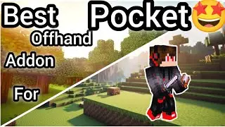 Best offhand addon for Pocket/Bedrock edition😍🤩 |BlackSlasher