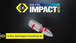 C.K Blue Steel Impact Screwdriver Bit