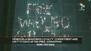 FTS 12:30 19-01: Venezuela reafirms loyalty, commitment and unity 17 days after pres. kidnapping