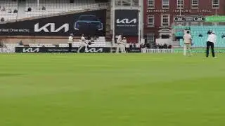 Jordan Clark bowling
