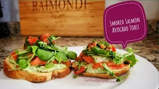 Smoked Salmon Avocado Toast- Healthy Breakfast/Lunch Idea