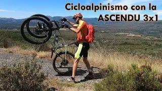 Ocejón (2046 m) con el prototipo de ASCENDU 3x1, alta montaña por primera vez.
