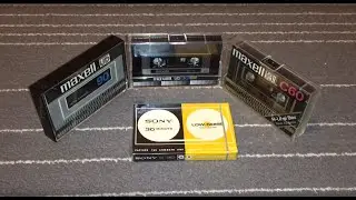 Экскурсия по винтажным кассетам Sony и Maxell.