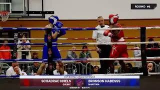 Shadrec Nhels vs Bronson Nabess - 2025 Boxing Canada Nationals - M60KG - Session 1