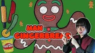 Play Dough Gingerbread Man: Christmas DIY Tutorial