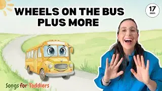 Wheels on the Bus + More | Calm, Low Stim Nursery Rhymes for Toddlers | Super Simple Songs