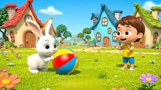 Oops! Baby Bunny Rolled the Big Ball | Kids Nursery Rhyme | Toddler Songs