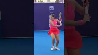 Daria Kasatkina technique - 2025 WTA Doha 💗 #tennis #qatar #doha