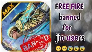 Free Fire Banned For Jio Users🥺🥺 Game Not Opening On Jio Sim 😨😨