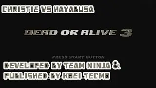 Dead or Alive 3 Part 2   Christie Vs  Hayabusa