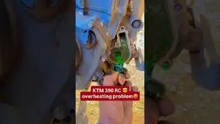 ktm engine overheating | coolant high temperature | yah kya Tut Gaya | 🥵 | 🤯 | #asprobiking #ktm