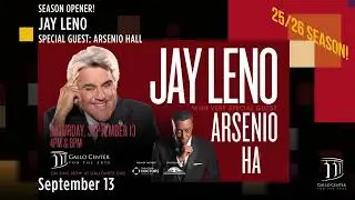 September at the Gallo Center for the Arts!