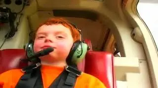 This Is Daniel Cook Riding In A Helicopter