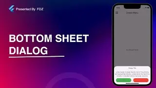 Bottom Sheet Dialog in Flutter