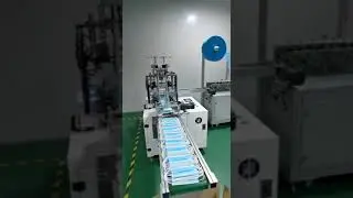 180pcs per min medical flat mask making machine Servo Motor mask machine