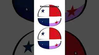 ⭐| Variations of Panama 🇵🇦 // #countryballs #memes #panama #history #funny #shorts #fyp #video |⭐