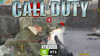 Call of Duty 1 RTX 3090 4K | Mp_Harbor