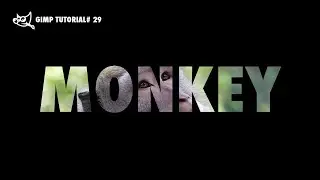 How to Add Text Through Image in Gimp | Tutorial 30