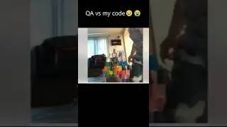 QA vs my code 😢😭
