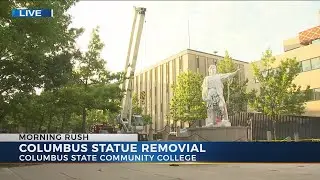 Columbus State Community College removing Columbus statue Friday