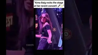 Aima Baig sets the stage on fire with a power-packed show in Canada! 🔥🇨🇦...📸