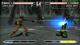 Star Wars Masters of Teras Kasi PS1 (Jodo Kast) vs (Boba Fett) HD