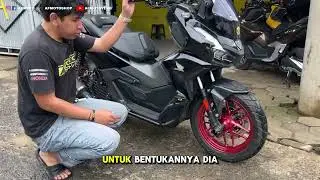 TUTORIAL ON INSTALLING A HALF V3 CRASHBAR | MODIFYING A HONDA ADV 160 USING A V3 CRASHBAR