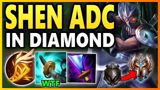 I GOT AUTOFILLED SO I HAD TO PLAY SHEN ADC! THIS COMEBACK WAS CRAZY | Unranked to Challenger EP 44