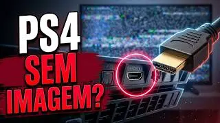 [FAÇA ISSO] se a imagem do PS4 da saída hdmi estiver falhando pelo conector