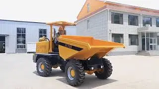 China 5tons 4x4 hydraulic mini dumper truck tipper truck operation