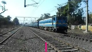 02845 Pune-Hatia Special Fare SF Express with CNB WAG7