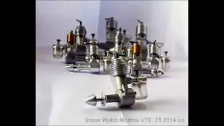 CS Navo .75 Vintage Type Engine VTE - First run in the Kitchen at Steve Webb Models