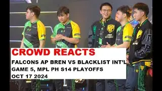 CROWD REACTS | FCAP vs BLCK Game 5 | MPL PH S14 Playoffs Oct 17 2024