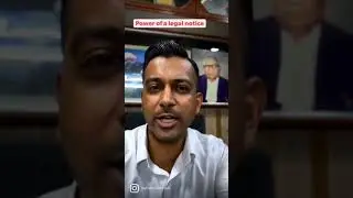 Power of a legal notice