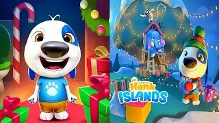 My Talking Hank: Islands - New Update! Christmas Vibes Gameplay (Android, iOS Game) #tomhappy 