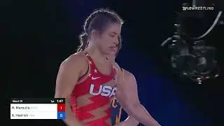 57 Kg Round 1 - Helen Maroulis, Sunkist Kids Wrestling Club Vs Alexandra Hedrick, Titan Mercury Wr