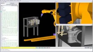 KUKA robot polishing tool CNC simulation with VERICUT